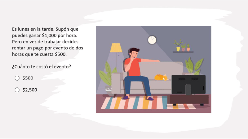 Ejemplo de aprendizaje basado en escenarios.